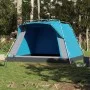 Tienda de campaña cabaña 4 personas apertura rápida azul by vidaXL, tents - Ref: Foro24-4004220, Price: 144,16 €, Discount: %
