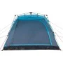 Tienda de campaña cabaña 4 personas apertura rápida azul by vidaXL, tents - Ref: Foro24-4004220, Price: 144,16 €, Discount: %