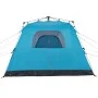 Tienda de campaña cabaña 4 personas apertura rápida azul by vidaXL, tents - Ref: Foro24-4004220, Price: 144,16 €, Discount: %
