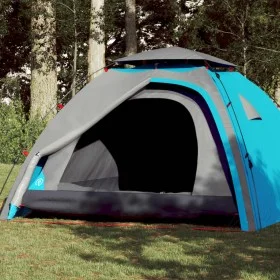 Tienda de campaña iglú 4 personas apertura rápida azul by vidaXL, tents - Ref: Foro24-4004243, Price: 105,56 €, Discount: %