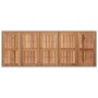 Mesa de jardín superficie madera acacia ratán gris 240x90x75 cm de vidaXL, Mesas de jardín - Ref: Foro24-365596, Precio: 301,...
