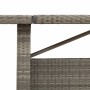 Mesa de jardín superficie madera acacia ratán gris 240x90x75 cm de vidaXL, Mesas de jardín - Ref: Foro24-365596, Precio: 301,...