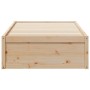 Solid pine wood bed frame 90x190 cm by vidaXL, Beds and slatted bases - Ref: Foro24-846843, Price: 126,71 €, Discount: %