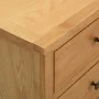 Solid oak wood chest of drawers 80x35x75 cm by vidaXL, Drawers - Ref: Foro24-289197, Price: 336,14 €, Discount: %