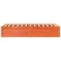 Estructura de cama madera maciza de pino marrón cera 75x190 cm de vidaXL, Camas y somieres - Ref: Foro24-846848, Precio: 122,...