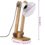 Lámpara de escritorio blanca 25 W E27 23x13x52 cm by vidaXL, Lamps - Ref: Foro24-371907, Price: 42,73 €, Discount: %