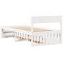 Bed frame with drawers solid white pine wood 75x190 cm by vidaXL, Beds and slatted bases - Ref: Foro24-846808, Price: 159,77 ...