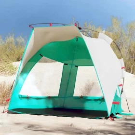 Tienda de playa 2 personas impermeable apertura rápida verde by vidaXL, tents - Ref: Foro24-4005291, Price: 65,52 €, Discount: %