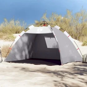 Tienda de playa 2 personas impermeable apertura rápida gris by vidaXL, tents - Ref: Foro24-4005298, Price: 66,25 €, Discount: %