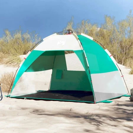 Tienda de playa 2 personas impermeable apertura rápida verde by vidaXL, tents - Ref: Foro24-4005300, Price: 67,57 €, Discount: %