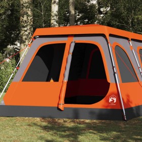 Tienda de campaña iglú 10 personas apertura rápida gris/naranja by vidaXL, tents - Ref: Foro24-4004241, Price: 332,81 €, Disc...
