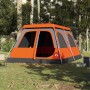 Iglu-Zelt für 10 Personen, schnelles Öffnen, grau/orange. von vidaXL, Zelte - Ref: Foro24-4004241, Preis: 332,81 €, Rabatt: %