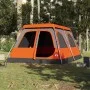 Tienda de campaña iglú 10 personas apertura rápida gris/naranja by vidaXL, tents - Ref: Foro24-4004241, Price: 327,87 €, Disc...