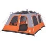 Tienda de campaña iglú 10 personas apertura rápida gris/naranja by vidaXL, tents - Ref: Foro24-4004241, Price: 327,87 €, Disc...
