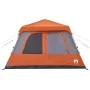Tienda de campaña iglú 10 personas apertura rápida gris/naranja by vidaXL, tents - Ref: Foro24-4004241, Price: 327,87 €, Disc...