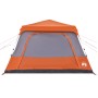 Iglu-Zelt für 10 Personen, schnelles Öffnen, grau/orange. von vidaXL, Zelte - Ref: Foro24-4004241, Preis: 332,81 €, Rabatt: %