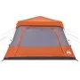 Tienda de campaña iglú 10 personas apertura rápida gris/naranja by vidaXL, tents - Ref: Foro24-4004241, Price: 327,87 €, Disc...