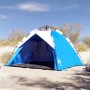 Tienda de playa 3 personas impermeable apertura rápida azul by vidaXL, tents - Ref: Foro24-4005314, Price: 66,82 €, Discount: %