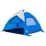 Tienda de playa 3 personas impermeable apertura rápida azul by vidaXL, tents - Ref: Foro24-4005314, Price: 67,84 €, Discount: %
