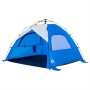 Tienda de playa 3 personas impermeable apertura rápida azul by vidaXL, tents - Ref: Foro24-4005314, Price: 66,82 €, Discount: %