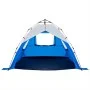 Tienda de playa 3 personas impermeable apertura rápida azul by vidaXL, tents - Ref: Foro24-4005314, Price: 67,84 €, Discount: %