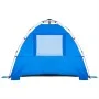 Tienda de playa 3 personas impermeable apertura rápida azul by vidaXL, tents - Ref: Foro24-4005314, Price: 67,84 €, Discount: %