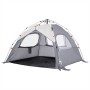 Tienda de playa 3 personas impermeable apertura rápida gris by vidaXL, tents - Ref: Foro24-4005316, Price: 74,58 €, Discount: %