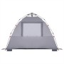 Tienda de playa 3 personas impermeable apertura rápida gris by vidaXL, tents - Ref: Foro24-4005316, Price: 74,58 €, Discount: %