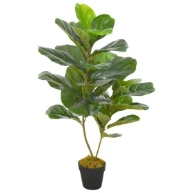 Artificial ficus plant with pot 90 cm green by vidaXL, artificial flora - Ref: Foro24-280172, Price: 36,94 €, Discount: %