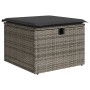 Gartenmöbel-Set 9-teilig mit grauen Polstern aus synthetischem Rattan von vidaXL, Gartensets - Ref: Foro24-3275350, Preis: 59...
