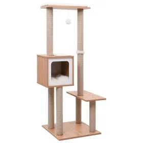 Cat scratching post with sisal scratching mat 129 cm by vidaXL, Cat furniture - Ref: Foro24-170917, Price: 113,69 €, Discount: %