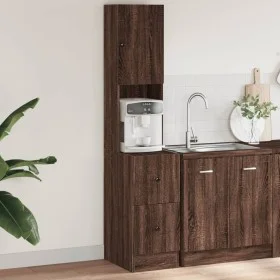 Küchenmöbel aus braunem Eichen-Ingenieurholz, 35x50x180 cm. von vidaXL, Küchenschränke - Ref: Foro24-840764, Preis: 94,07 €, ...