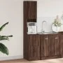 Mueble de cocina madera ingeniería marrón roble 35x50x180 cm de vidaXL, Armarios de cocina - Ref: Foro24-840764, Precio: 94,0...