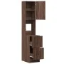 Mueble de cocina madera ingeniería marrón roble 35x50x180 cm de vidaXL, Armarios de cocina - Ref: Foro24-840764, Precio: 94,0...