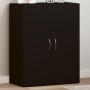 Schwarzer Aktenschrank aus Holzwerkstoff, 60 x 32 x 77,5 cm von vidaXL, Aktenschränke - Ref: Foro24-840766, Preis: 63,10 €, R...