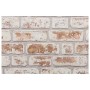 3D-Wandpaneele, 10 Stück, EPS, rot und weiß, 100x50 cm. von vidaXL, Wandverkleidung - Ref: Foro24-4008545, Preis: 197,62 €, R...