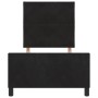 Estructura de cama con cabecera Negro 100 x 200 cm Terciopelo