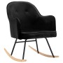 Silla mecedora de terciopelo negro von vidaXL, Schaukelstühle - Ref: Foro24-289524, Preis: 104,45 €, Rabatt: %