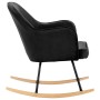 Silla mecedora de terciopelo negro von vidaXL, Schaukelstühle - Ref: Foro24-289524, Preis: 104,45 €, Rabatt: %