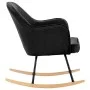 Silla mecedora de terciopelo negro von vidaXL, Schaukelstühle - Ref: Foro24-289524, Preis: 104,68 €, Rabatt: %