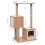 Cat scratching post with sisal scratching mat 104 cm by vidaXL, Cat furniture - Ref: Foro24-170923, Price: 109,90 €, Discount: %