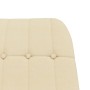 Rocking chair with cream fabric stool by vidaXL, Rocking chairs - Ref: Foro24-3097706, Price: 149,24 €, Discount: %