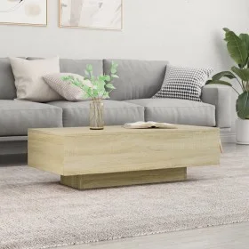Wohnzimmertisch aus Sonoma-Eiche Spanplatte 100x49,5x31 cm von vidaXL, Couchtisch - Ref: Foro24-834894, Preis: 47,94 €, Rabat...