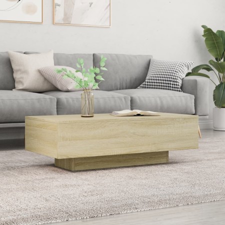 Mesa de centro madera de ingeniería roble Sonoma 100x49,5x31 cm by vidaXL, Coffee table - Ref: Foro24-834894, Price: 48,40 €,...