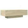 Mesa de centro madera de ingeniería roble Sonoma 100x49,5x31 cm de vidaXL, Mesas de centro - Ref: Foro24-834894, Precio: 47,9...