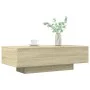 Mesa de centro madera de ingeniería roble Sonoma 100x49,5x31 cm de vidaXL, Mesas de centro - Ref: Foro24-834894, Precio: 47,9...