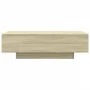 Mesa de centro madera de ingeniería roble Sonoma 100x49,5x31 cm de vidaXL, Mesas de centro - Ref: Foro24-834894, Precio: 47,9...