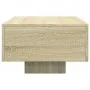 Mesa de centro madera de ingeniería roble Sonoma 100x49,5x31 cm de vidaXL, Mesas de centro - Ref: Foro24-834894, Precio: 47,9...