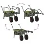 Carrito de pesca 2 ruedas acero recubrimiento en polvo verde by vidaXL, Fishing - Ref: Foro24-94870, Price: 127,64 €, Discoun...