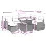 Set de sofás de jardín y cojines 8 piezas ratán sintético gris by vidaXL, Garden sets - Ref: Foro24-3275160, Price: 538,05 €,...
